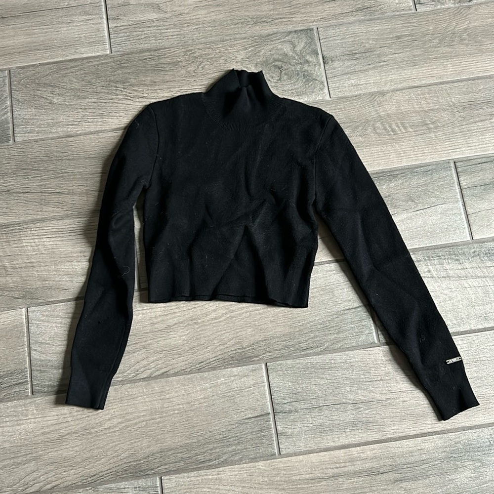 Kith black turtle neck sweater